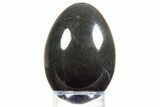 Polished Rainbow Obsidian Egg - California #308866-1